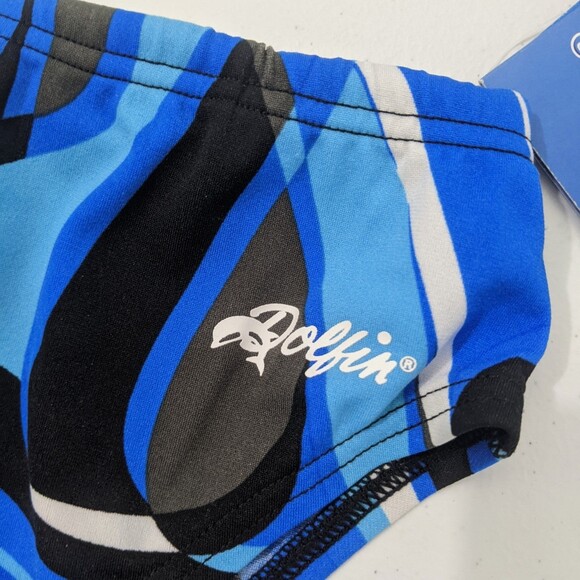 NWT Dolfin 22 Boys Briefs Racer Competitive Chloroban Swim Bottoms New Toddler - Picture 2 of 7
